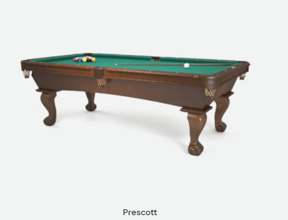 prescott pool table